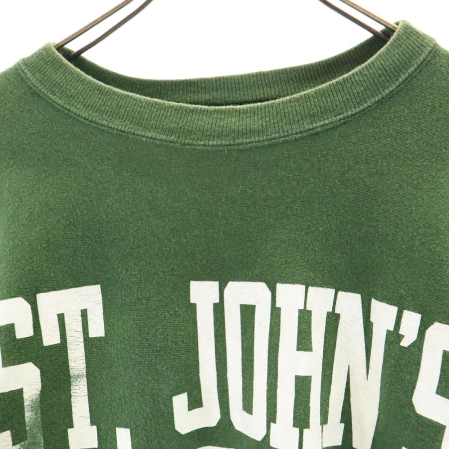 Champion チャンピオン 90s リバースウィーブ USA製 オールド 刺繍タグ カレッジ 長袖 スウェット トレーナー XL REVERSE WEAVE 裏起毛 レディース 古着 中古_2