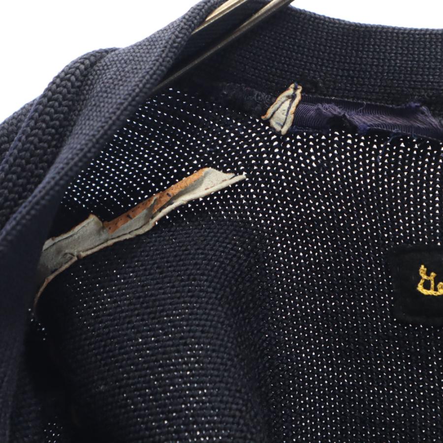 カンデル 70s レタード ヴィンテージ 長袖 Vネック ニットカーディガン