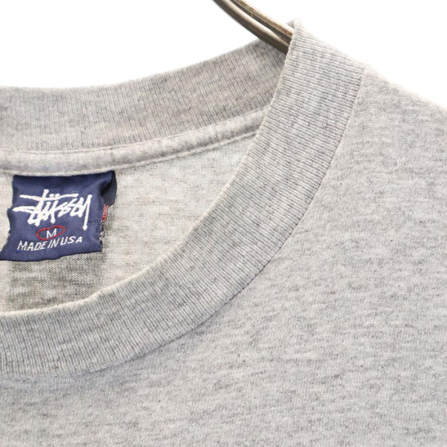 STUSSY（ステューシー） 90s USA製 オールド 紺タグ 半袖 Tシャツ M