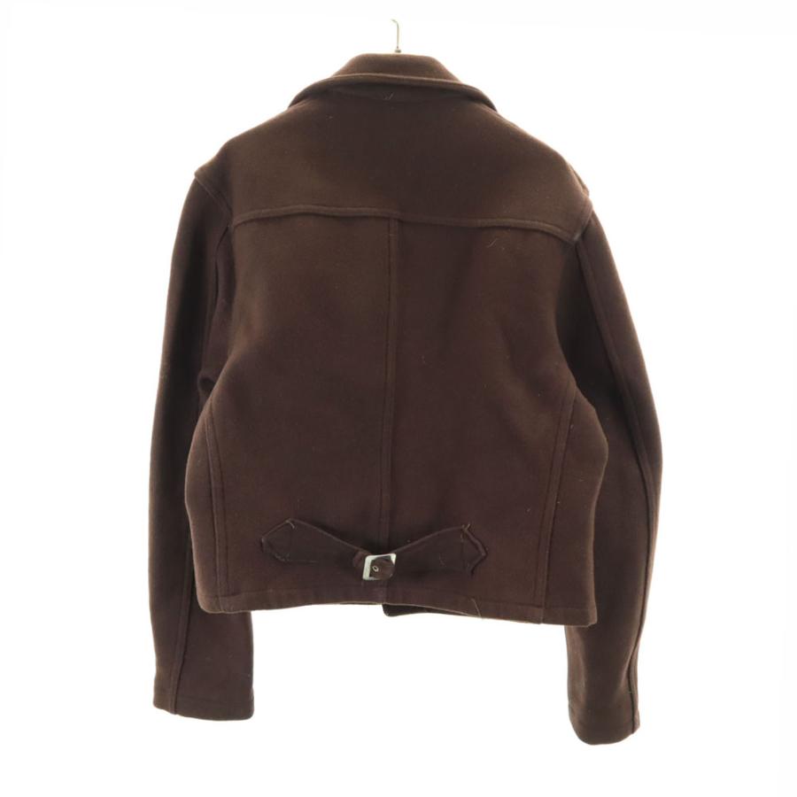 ヴィンテージ 70s メルトン ダブルライダースジャケット ブラウン