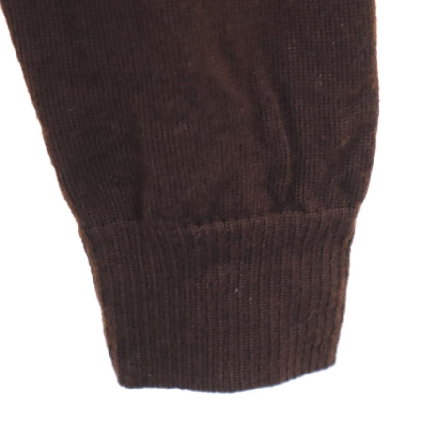 RALPH LAUREN ラルフローレン 長袖 Vネック セーター 7f ブラウン