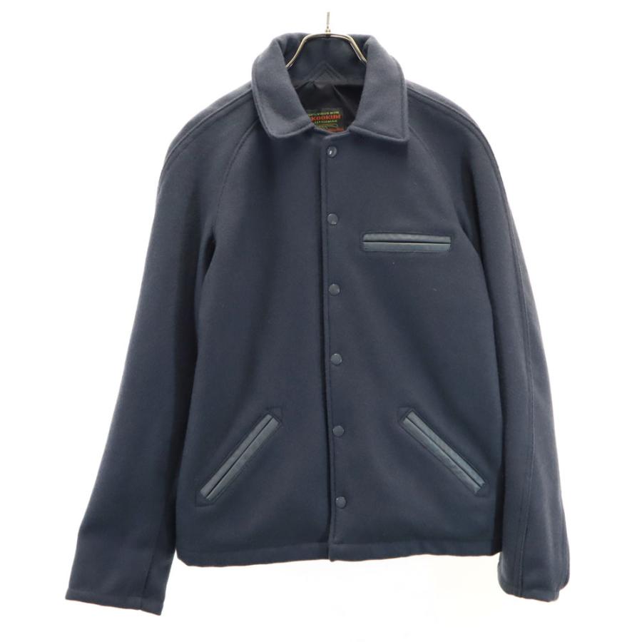 スクーカム USA製 メルトン スタジャン 36 チャコールグレー SKOOKUM ジャケット メンズ SKOOKUM（スクーカム） USA製 メルトン スタジャン 36