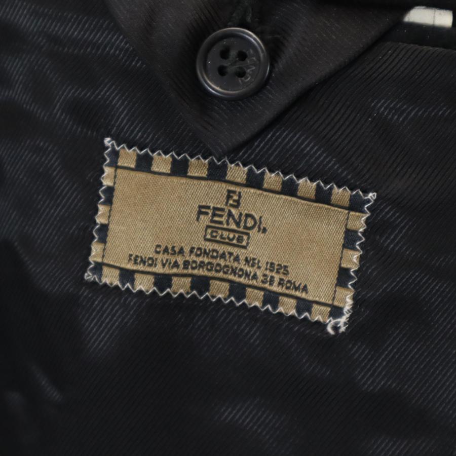 FENDI（フェンディ） イタリア製 テーラードジャケット 46 ブラック