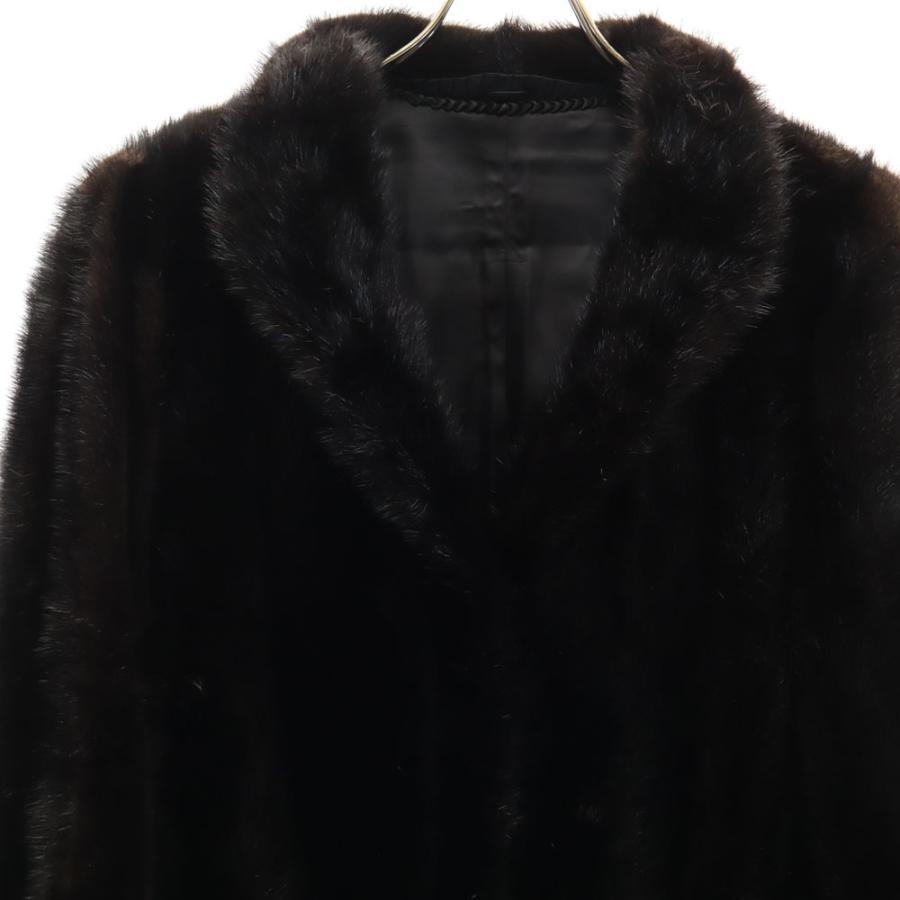 極美品✨SAGAMINK サガミンク リアルファーコート ブラウン 13号 XL