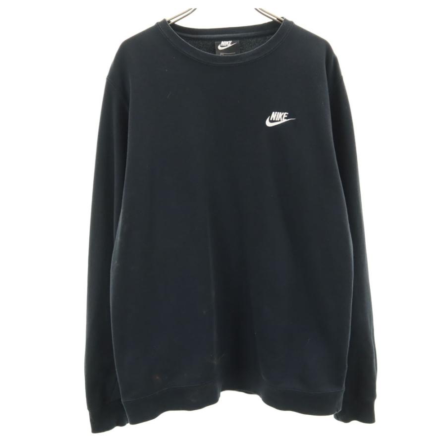NIKE（ナイキ） 長袖 スウェット トレーナー L ブラック系 メンズ 古着 