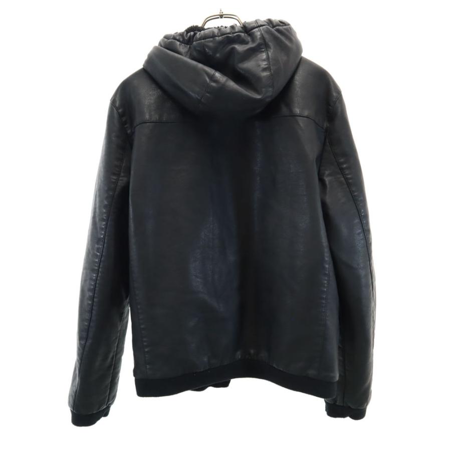 Levi's（リーバイス） フェイクレザー ジャケット M ブラック ブルゾン