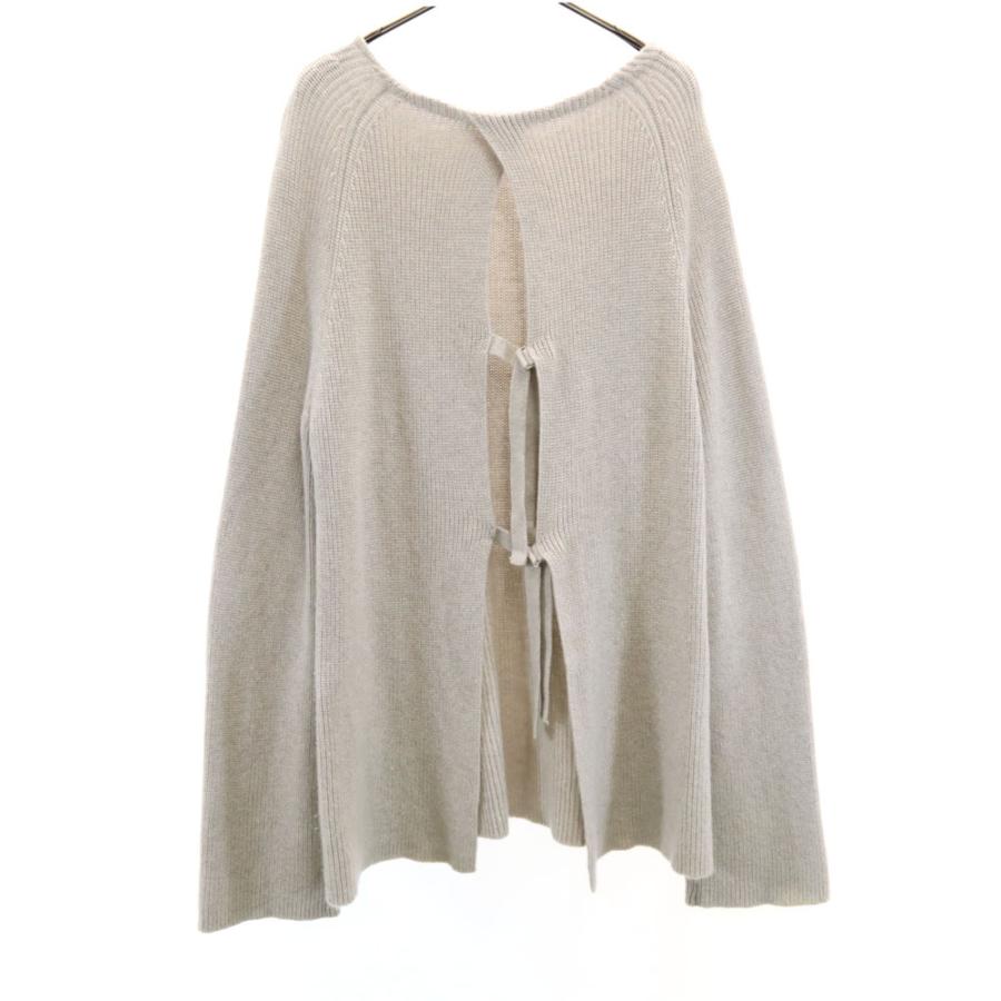 HELMUT LANG ヘルムートラング 長袖 セーター S ベージュ メンズ 古着  