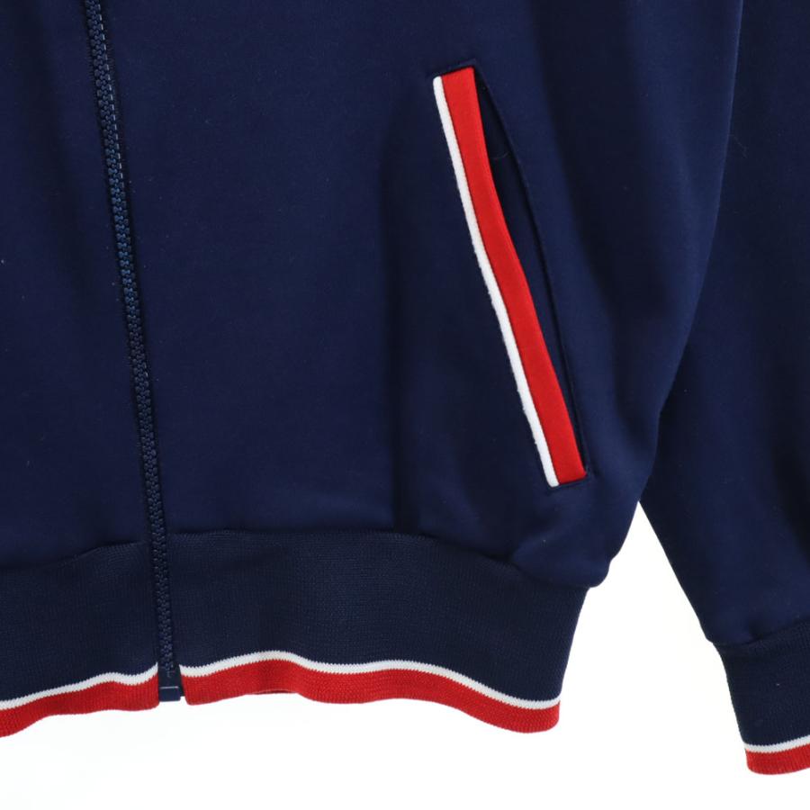 アディダス 70s ヴィンテージ デサント製 トレフォイルロゴ 西ドイツタグ トラックジャケット S ネイビー  ジャージ メンズ adidas（アディダス） 70s ヴィンテージ デサント製 トレフォイルロゴ