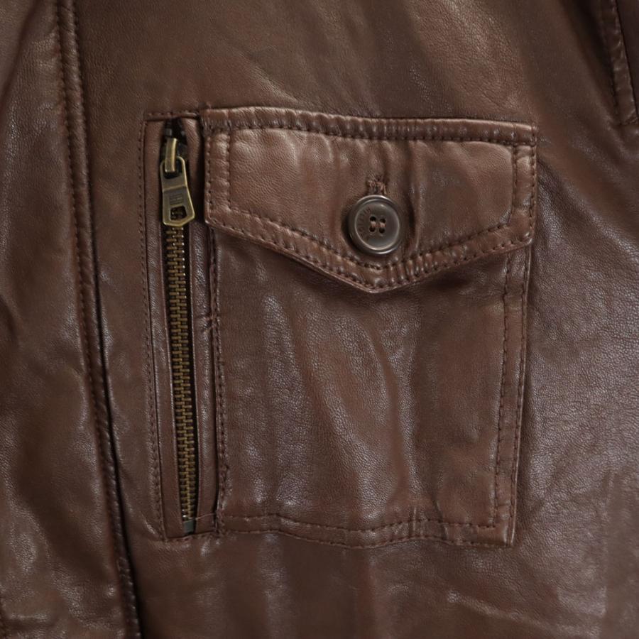 TOMMY HILFIGER（トミー・ヒルフィガー） フェイク レザージャケット