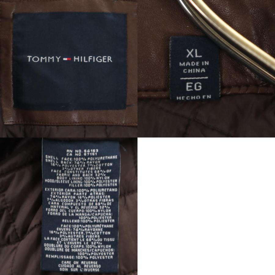 TOMMY HILFIGER（トミー・ヒルフィガー） フェイク レザージャケット