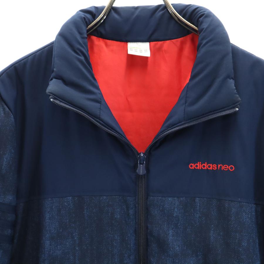 adidas NEO アディダスネオ 中綿ジャケット M ネイビー メンズ 古着