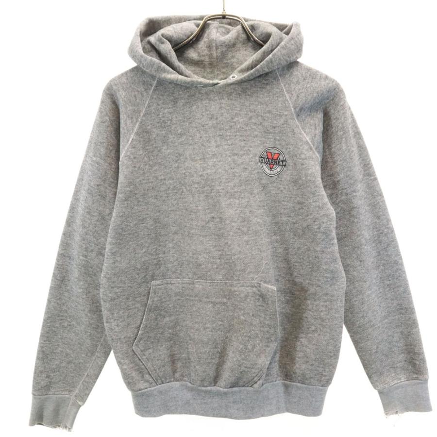 DISCUS ディスカス 90s USA製 オールド 長袖 パーカー グレー系 裏起毛