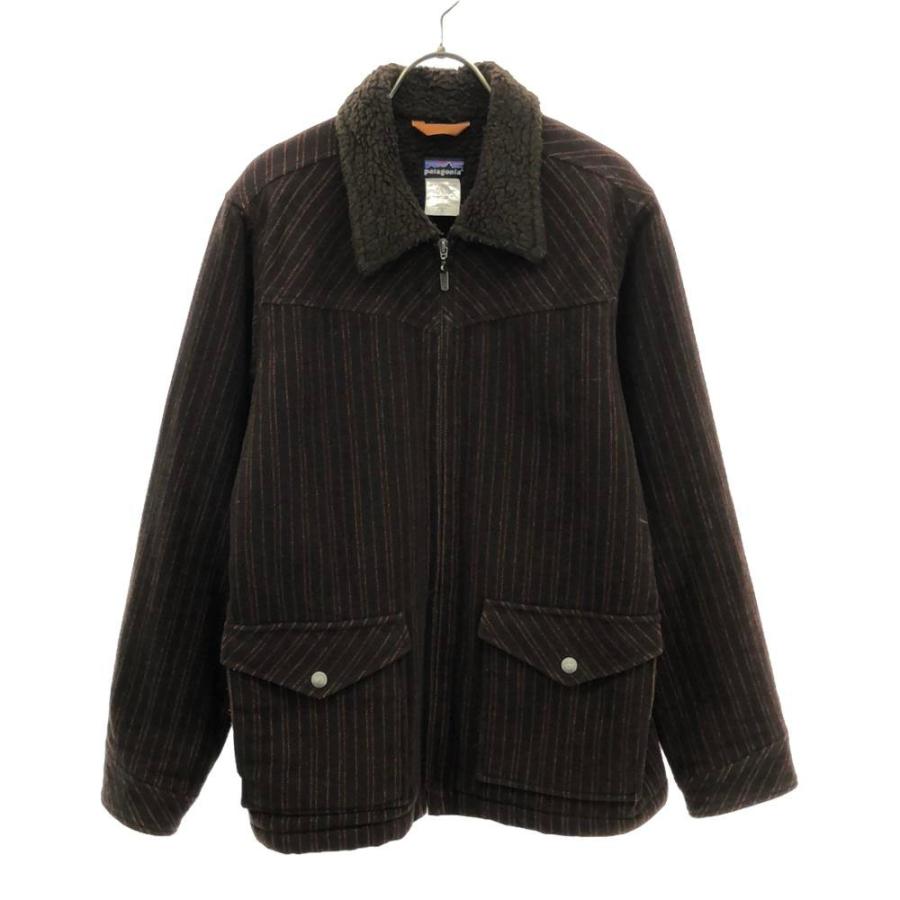 patagonia（パタゴニア） ウールブレンド 27405 ストライプ柄 ジップ 