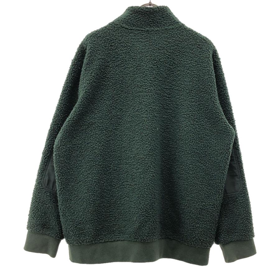 landsend フリースジャケット LANDS'END フリースジャケット L レッド ランズエンド ハーフジップ