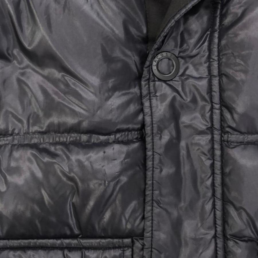 LACOSTE（ラコステ） ダウンジャケット 50/4 ブラック メンズ 古着 