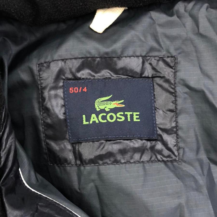 LACOSTE（ラコステ） ダウンジャケット 50/4 ブラック メンズ 古着
