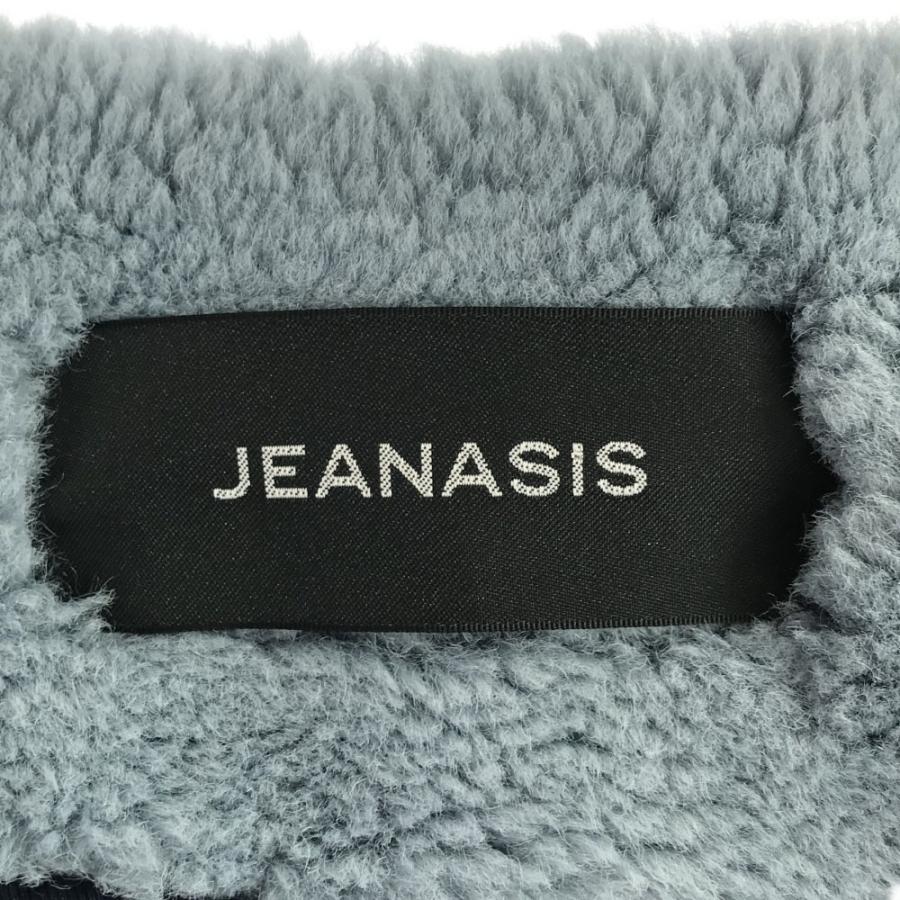 JEANASIS（ジーナシス） ボリュームファー ノーカラー コート F ライト