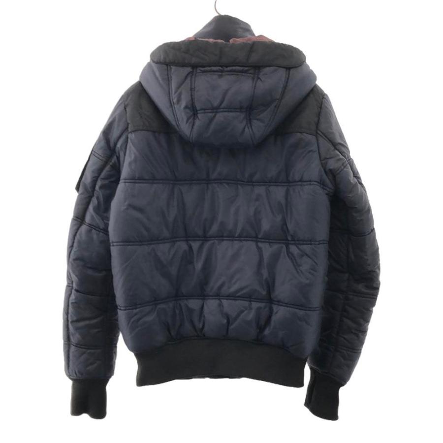 G-STAR RAW ジースターロウ 中綿ジャケット S ネイビー メンズ 古着 