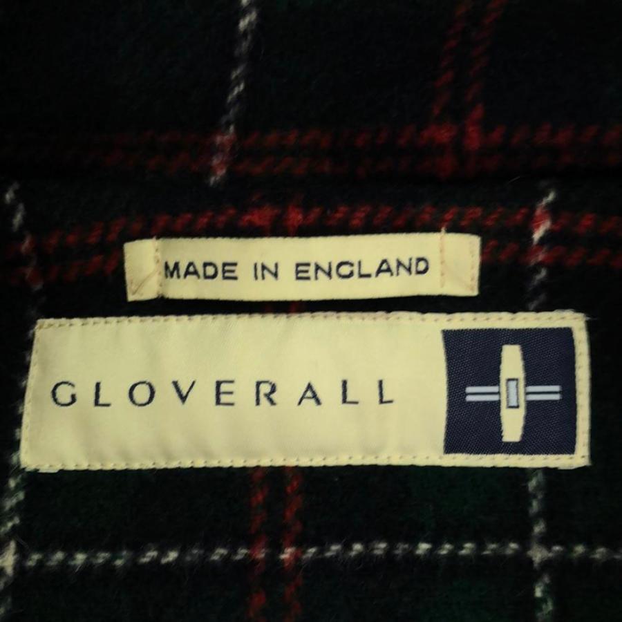 グローバーオール 90s 英国製 ウールブレンド オールド ダッフルコート 40 グレー系 Gloverall 裏チェック メンズ Gloverall（グローバーオール） 90s 英国製 ウールブレンド オールド