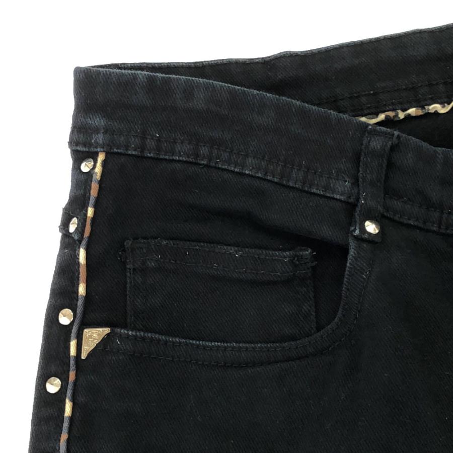 ZARA ザラ タグ スタッズ サイドライン テーパードデニムパンツ ZARA ザラ タグ スタッズ サイドライン テーパードデニムパンツ
