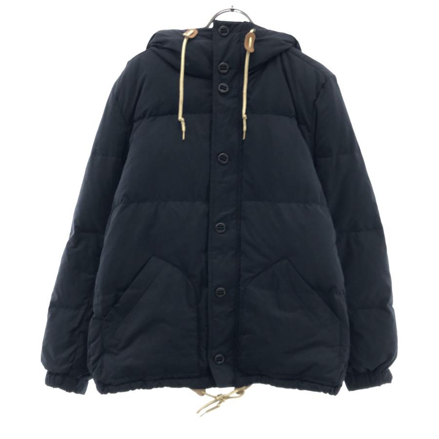 CAMP7（キャンプセブン） フード付き ダウンジャケット S ネイビー