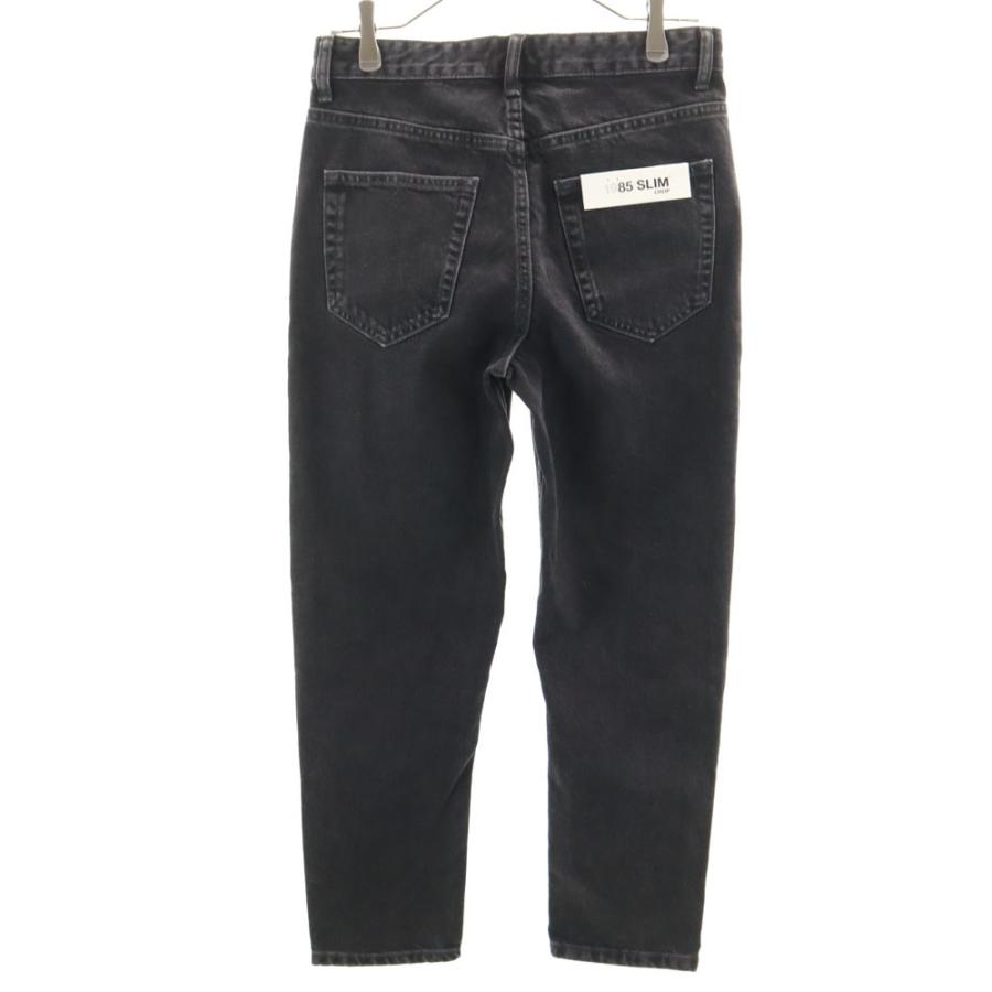 ZARA（ザラ） 未使用 1985 スリムクロップド デニムパンツ 36 ブラック 