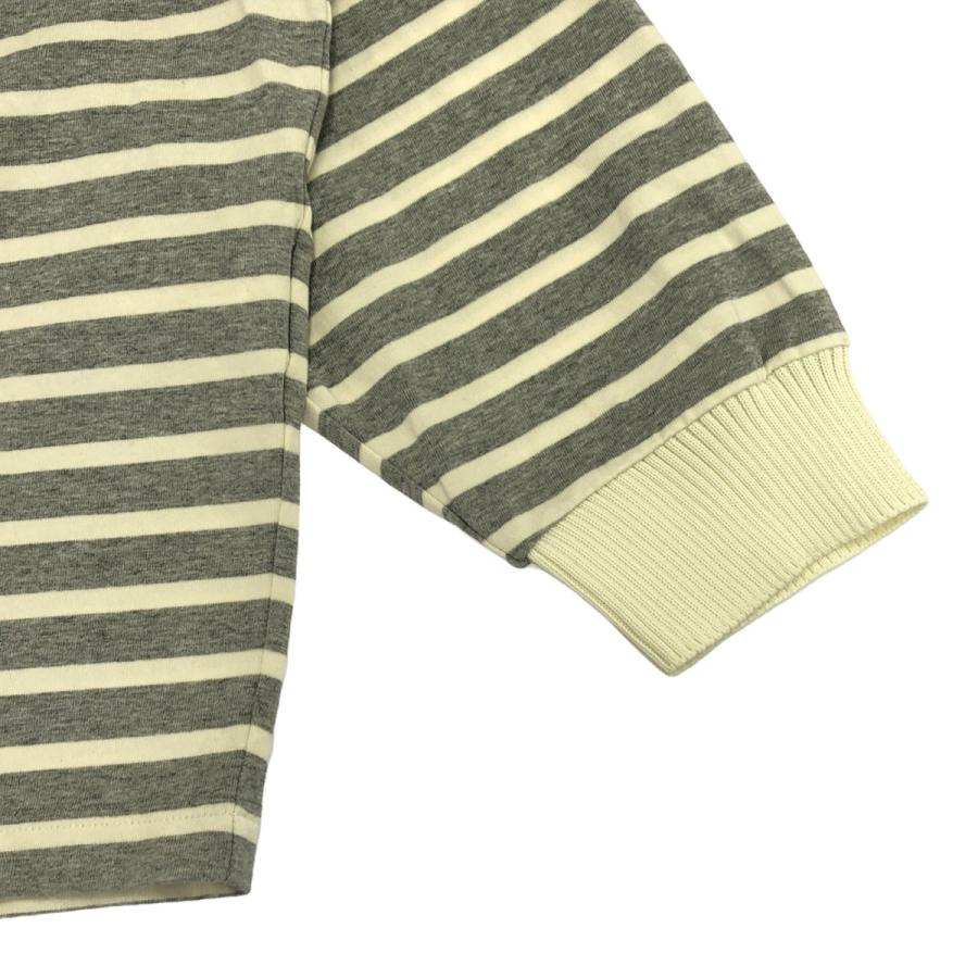 kolor/BEACON カラービーコン☆ 日本製 ボーダー 長袖 リブモックネク