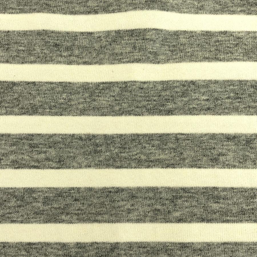 kolor/BEACON カラービーコン☆ 日本製 ボーダー 長袖 リブモックネク