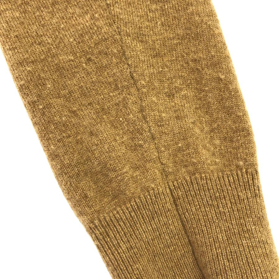 ユニクロ（UNIQLO） カシミヤ100％ 長袖 Vネック セーター L キャメル