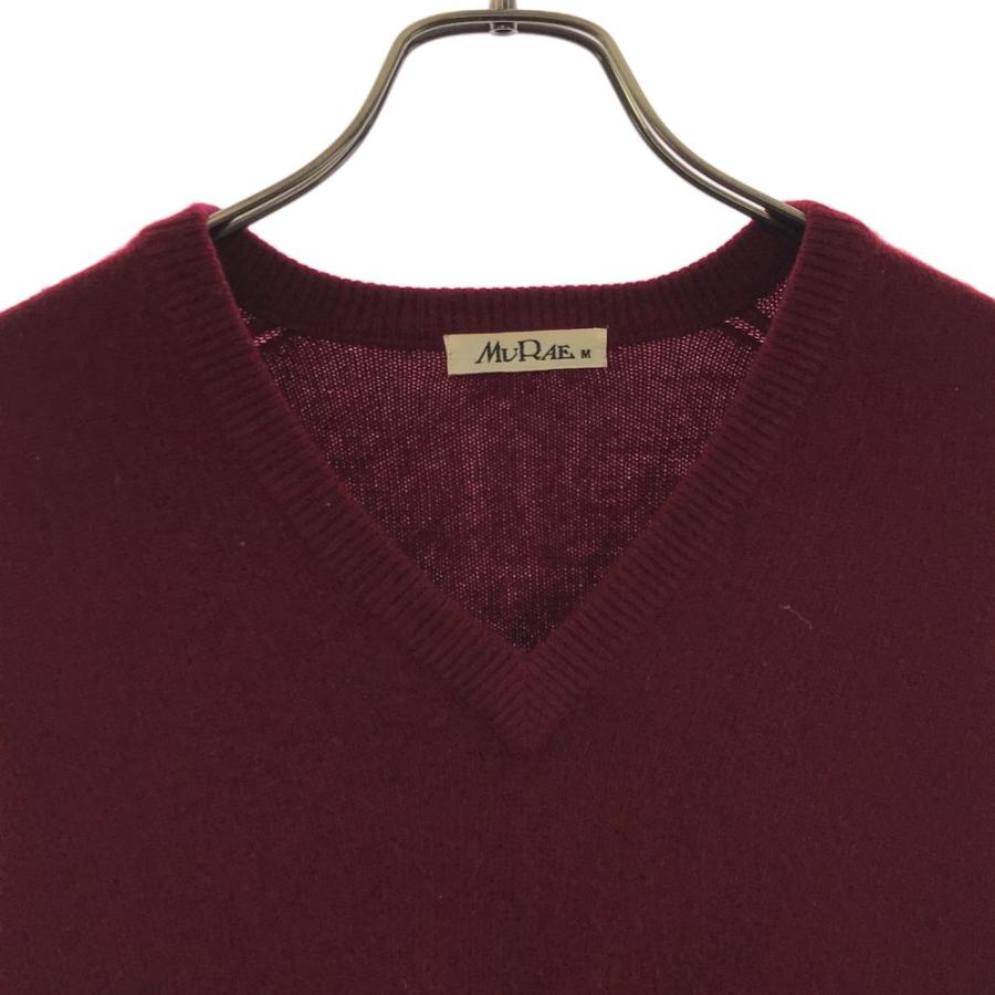 MURAEI MURAE ムラエ 日本製 カシミヤ100％ 長袖 Vネック セーター M