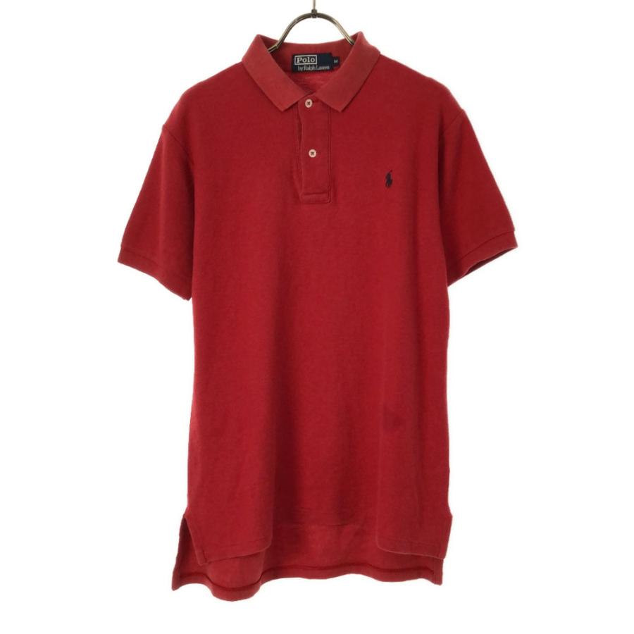 超激レア・Polo Ralph Lauren レッド ポロシャツ M Polo by Ralph Lauren ポロバイラルフローレン 半袖 ポロシャツ M