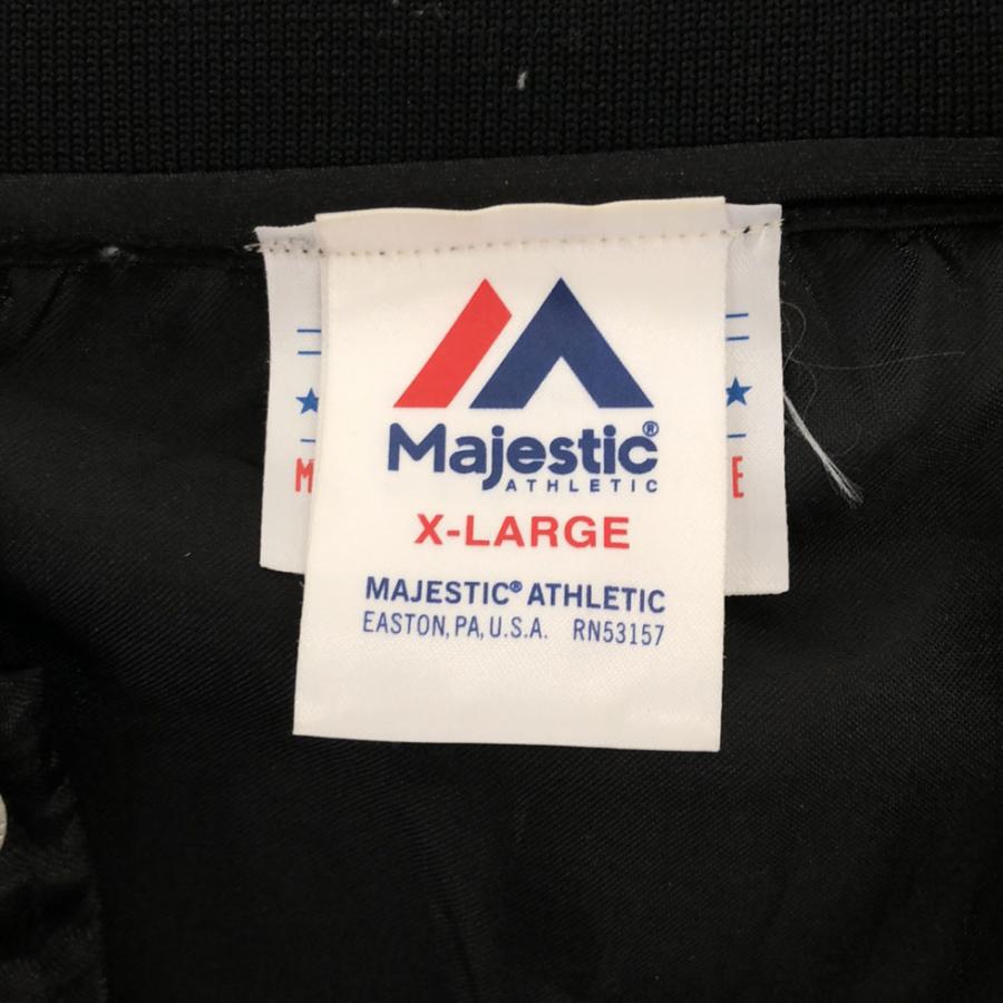 Majestic - マジェスティック 大谷翔平 エンゼルス プリント 野球 スタジャン XL ブラック Majestic ブルゾン ジャケット メンズ MAJESTIC（マジェスティック） 大谷翔平 エンゼルス プリント 野球