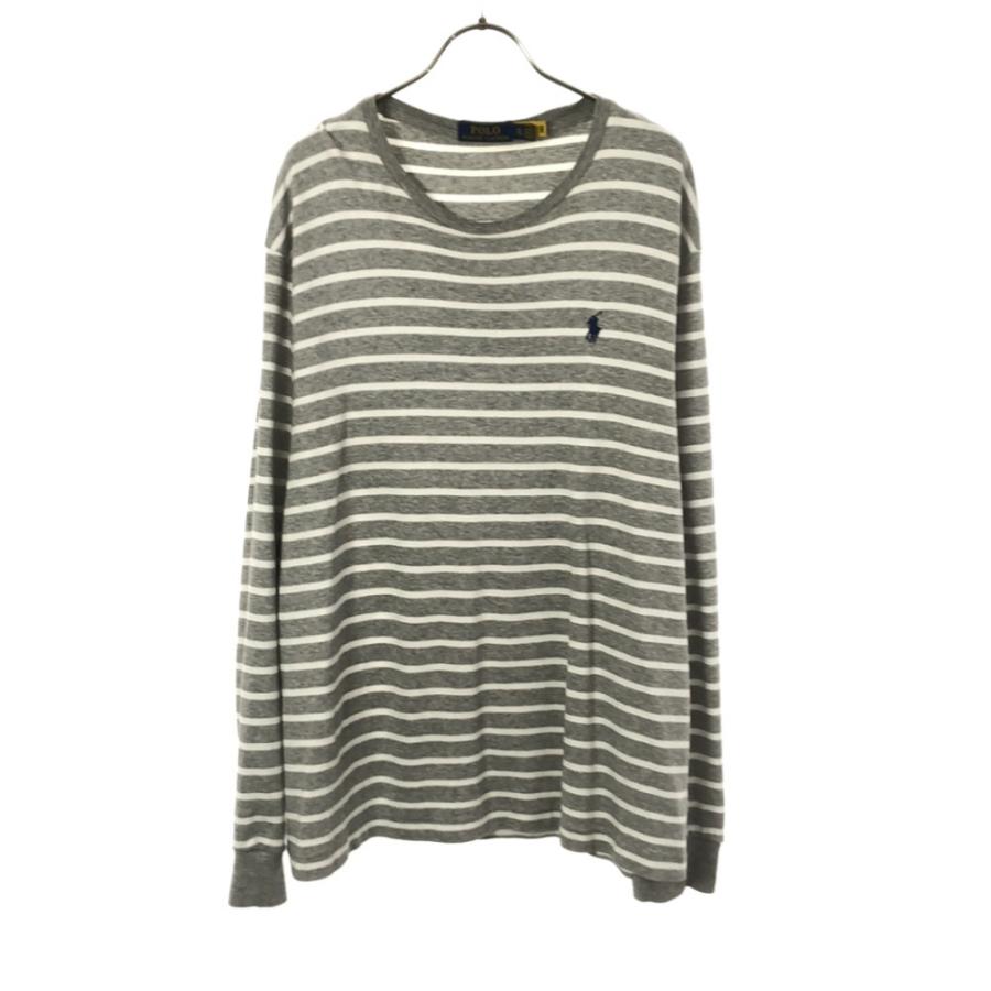 POLO RALPH LAUREN（ポロ・ラルフローレン） ボーダー 長袖 Tシャツ XL