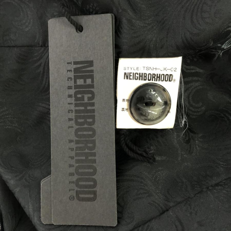 ネイバーフッド 未使用 日本製 刺繍 テーラードジャケット 1 ブラック NEIGHBORHOOD タグ付き メンズ NEIGHBORHOOD（ネイバーフッド） 未使用 日本製 刺繍 テーラード