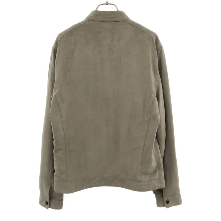 ZARA（ザラ） スエードライク ジップジャケット S ベージュ系 メンズ