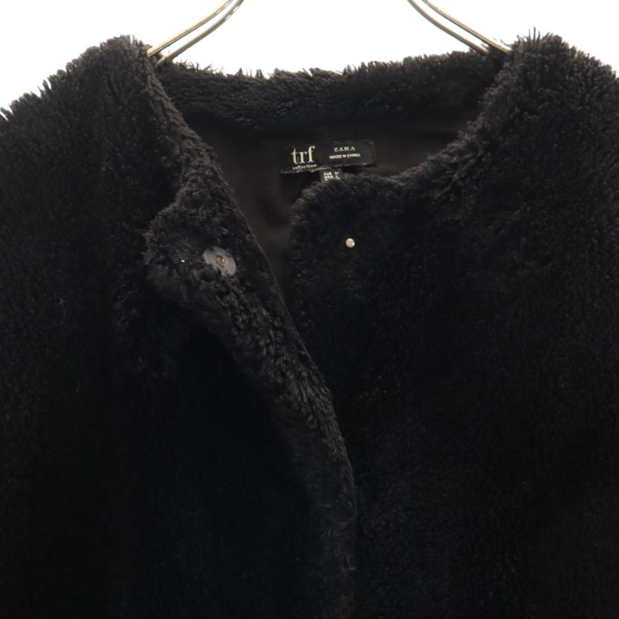 ZARA（ザラ） ボアコート M ブラック レディース 古着 中古 : CARMAK