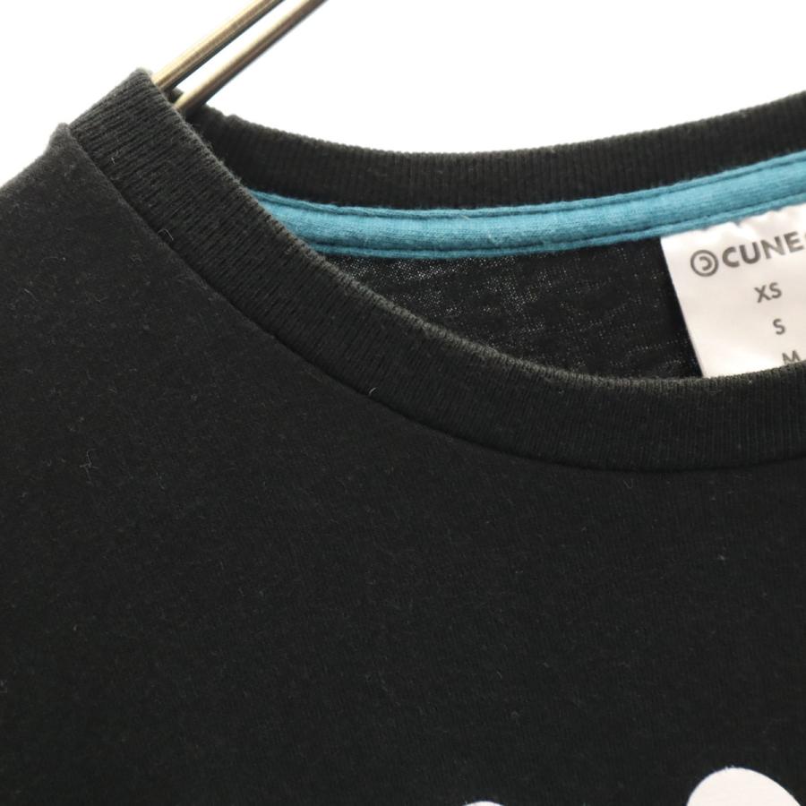 CUNE キューン 半袖 Tシャツ L 黒 うさぎ ピース メンズ 古着