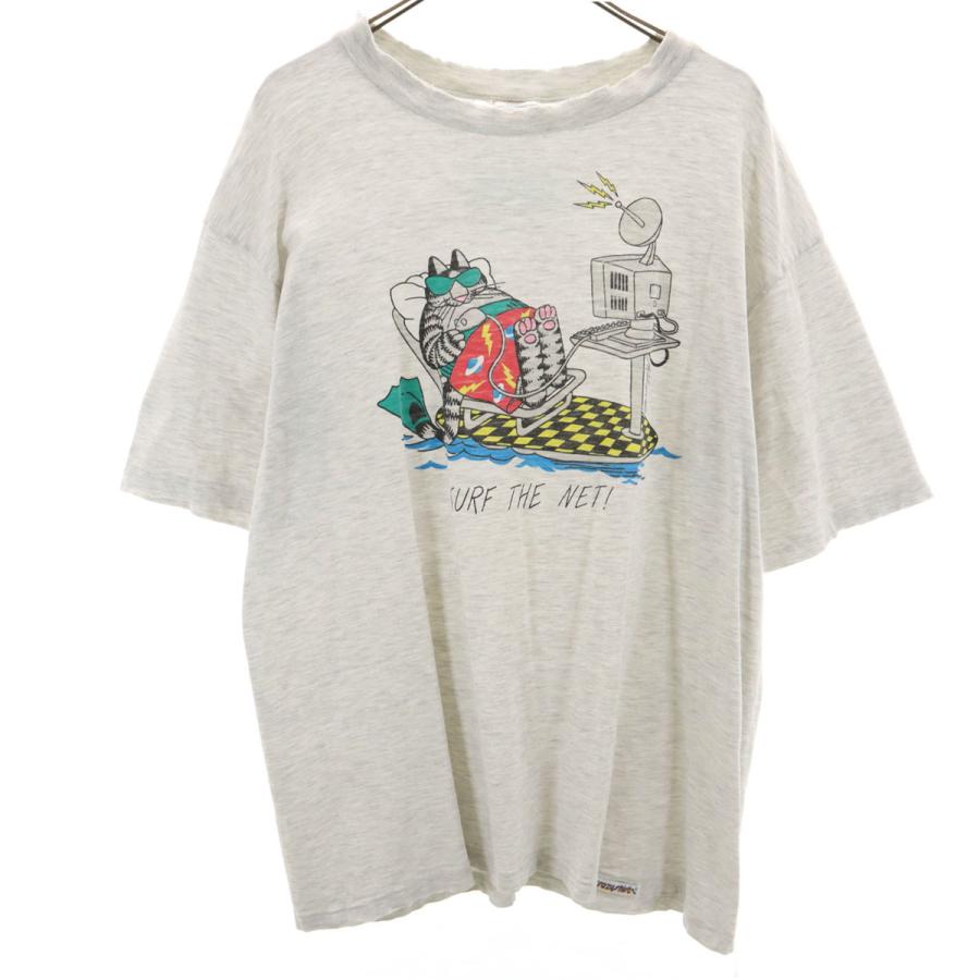 Crazy Shirt クレイジーシャツ 90s USA製 オールド 半袖 Tシャツ L
