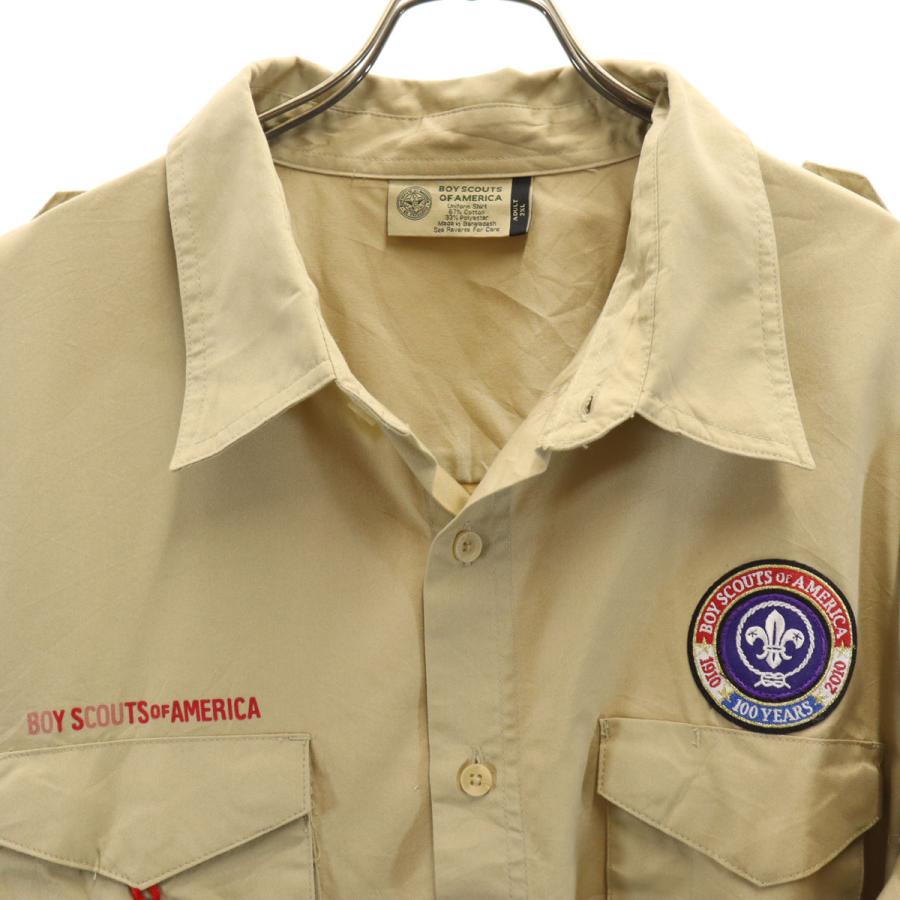 BOY SCOUTS OF AMERICA ボーイスカウト 半袖 ワークシャツ 2XL