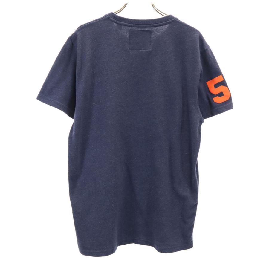 SUPERDRY スーパードライ 極度乾燥しなさい 半袖 Tシャツ L ネイビー
