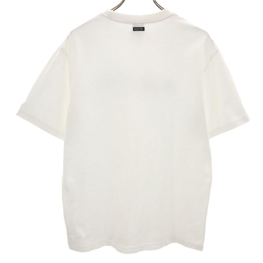 SCULPTOR（スカルプター） 半袖 Tシャツ M ホワイト系 メンズ 古着