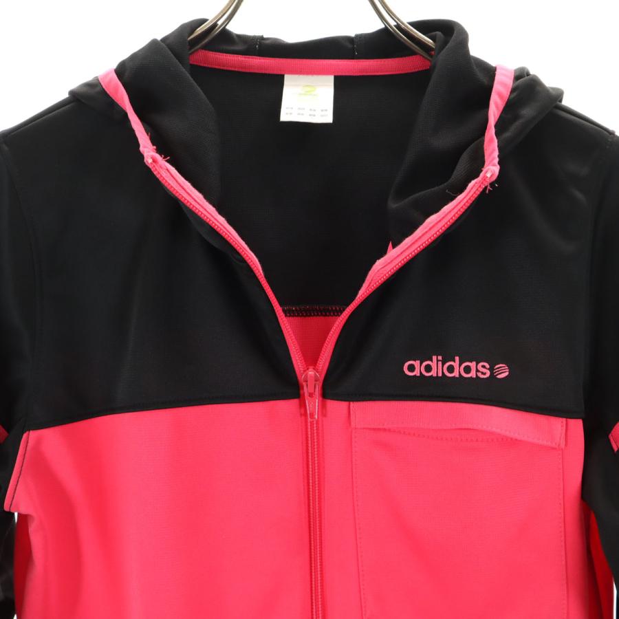 adidas NEO アディダスネオ 長袖 ジャージ ジップパーカー L ピンク