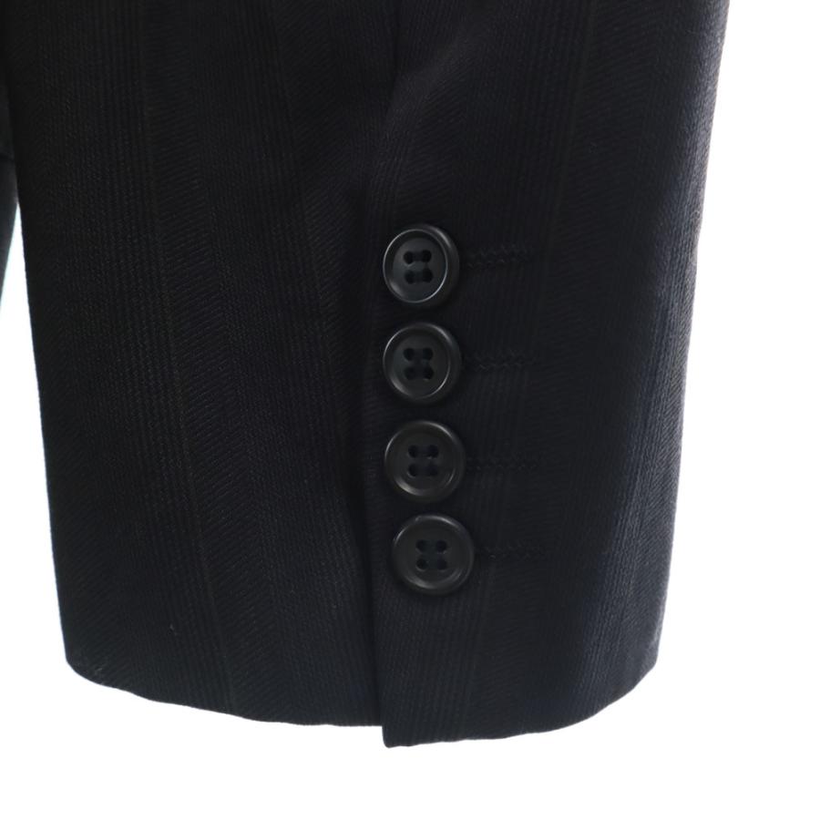 古着 ジバンシィ 90s オールド ストライプ柄 ダブル スーツ 上下 セットアップ 102-92-185 チャコールグレー GIVENCHY メンズ GIVENCHY（ジバンシィ） 90s オールド ストライプ柄 ダブル スーツ