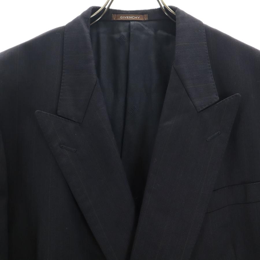GIVENCHY（ジバンシィ） 90s オールド ストライプ柄 ダブル スーツ