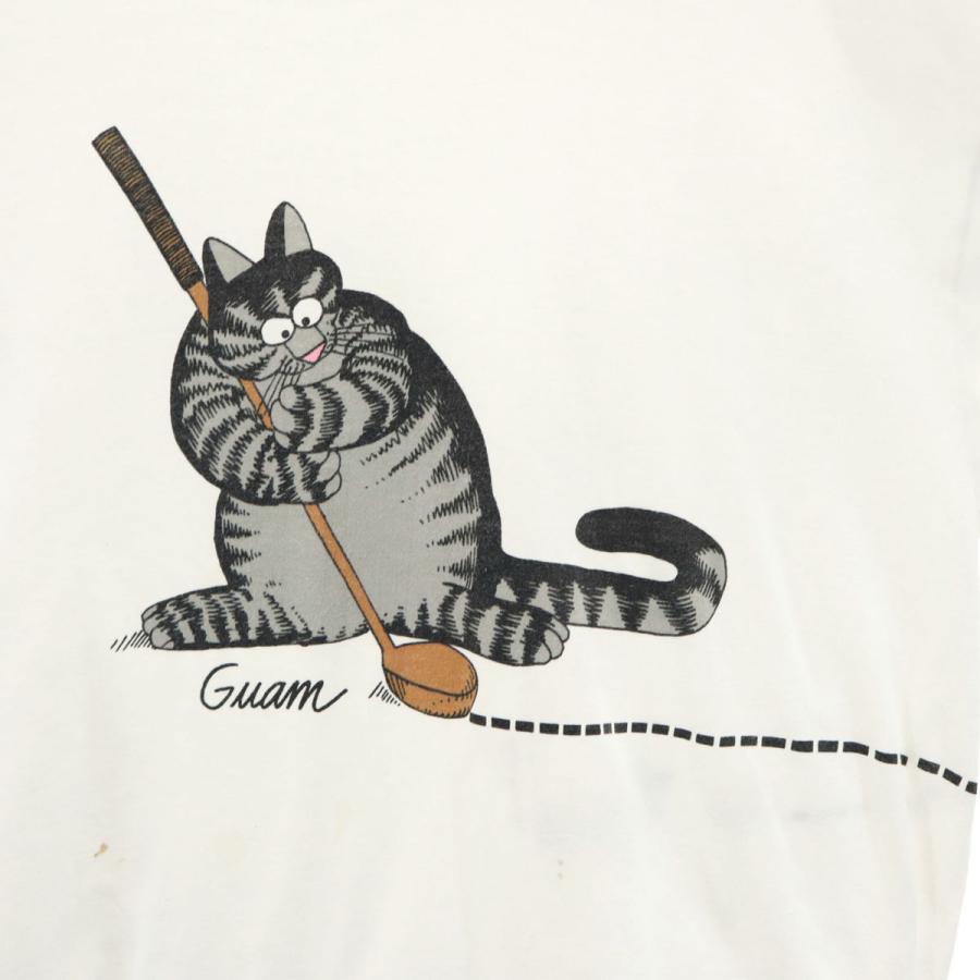 [新品・未使用] 90年代クレイジーシャツ PATRIOT CAT Crazy Shirt クレイジーシャツ 90s USA製 オールド 猫 半袖 Tシャツ XL