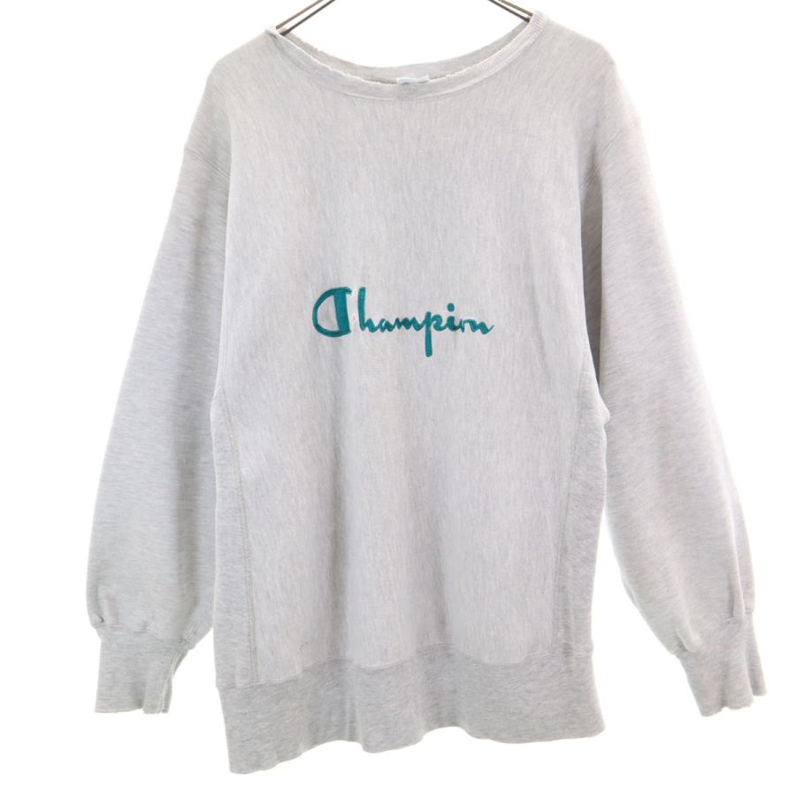 Champion（チャンピオン） 90s USA製 オールド 刺繍タグ 長袖 リバース