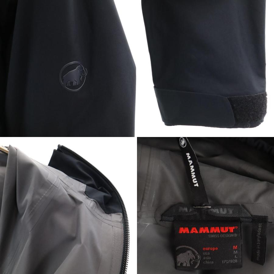 MAMMUT（マムート） 長袖 マウンテンパーカー M 黒 GORE-TEX メンズ