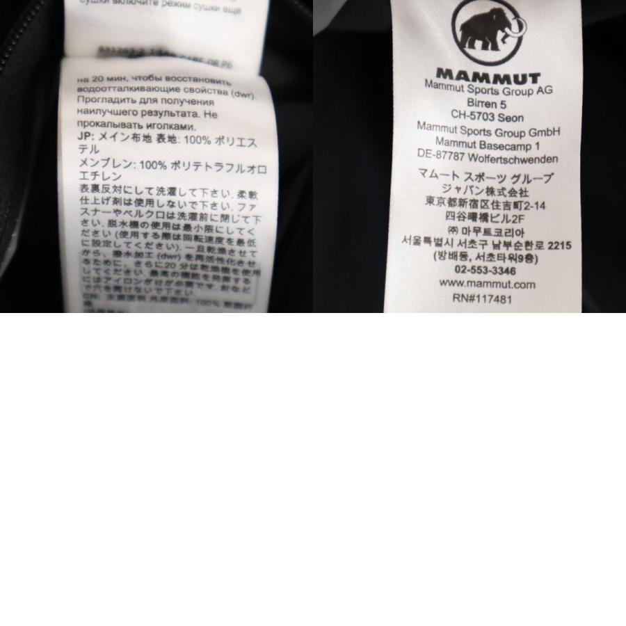 MAMMUT（マムート） 長袖 マウンテンパーカー M 黒 GORE-TEX メンズ