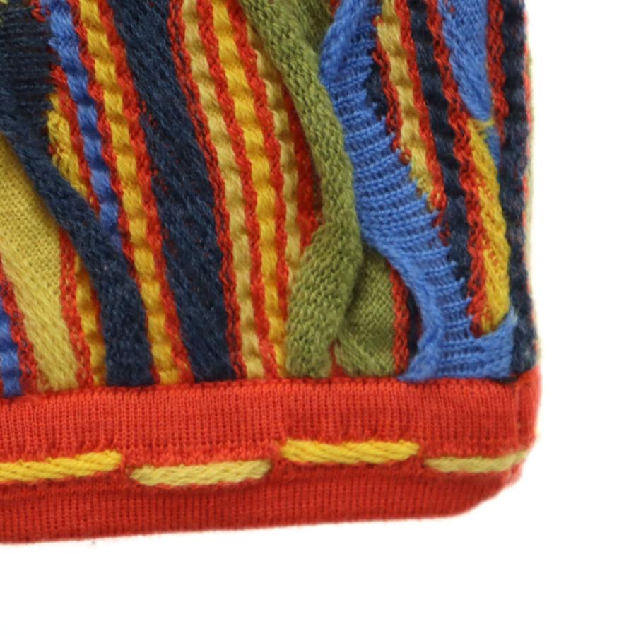 COOGI クージー オーストラリア製 総柄 長袖 3D ニット SS マルチ