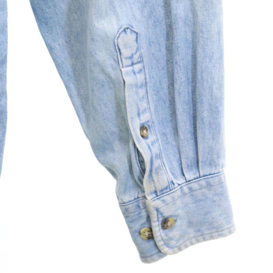 GAP（ギャップ） 90s 韓国製 オールド 長袖 ボタンダウン デニムシャツ